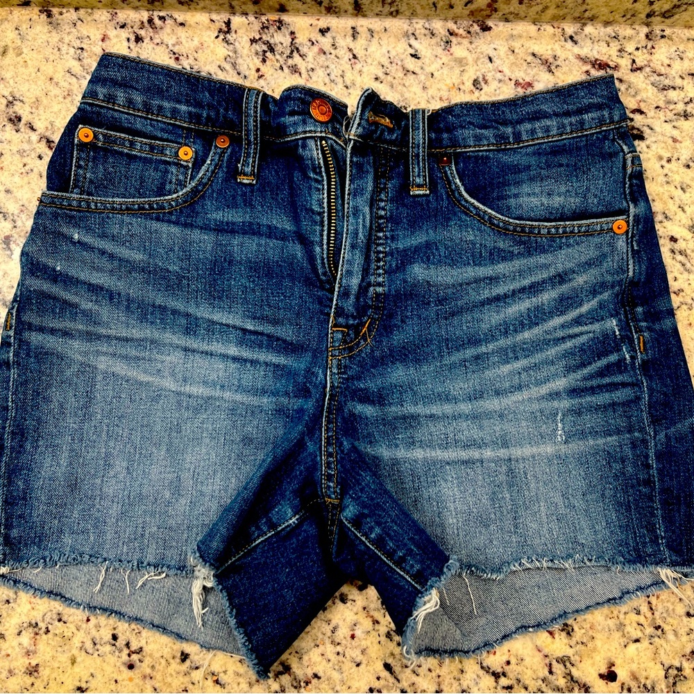 Madewell denim shorts size 27